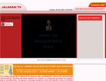 Tablet Screenshot of jalaram.tv